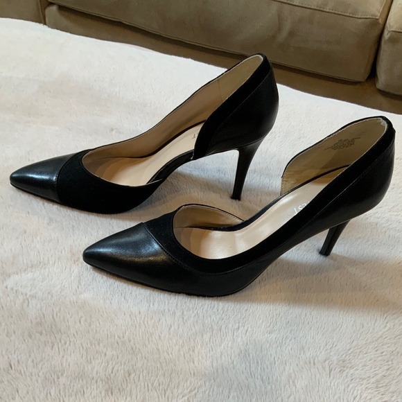 Nine West Shoes - Nine West D’orsay  Black 8 Pointed Stiletto Heels Date night Wedding Guest Party